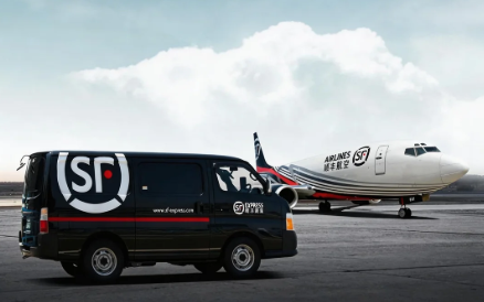 SF Express ground and air logistics network